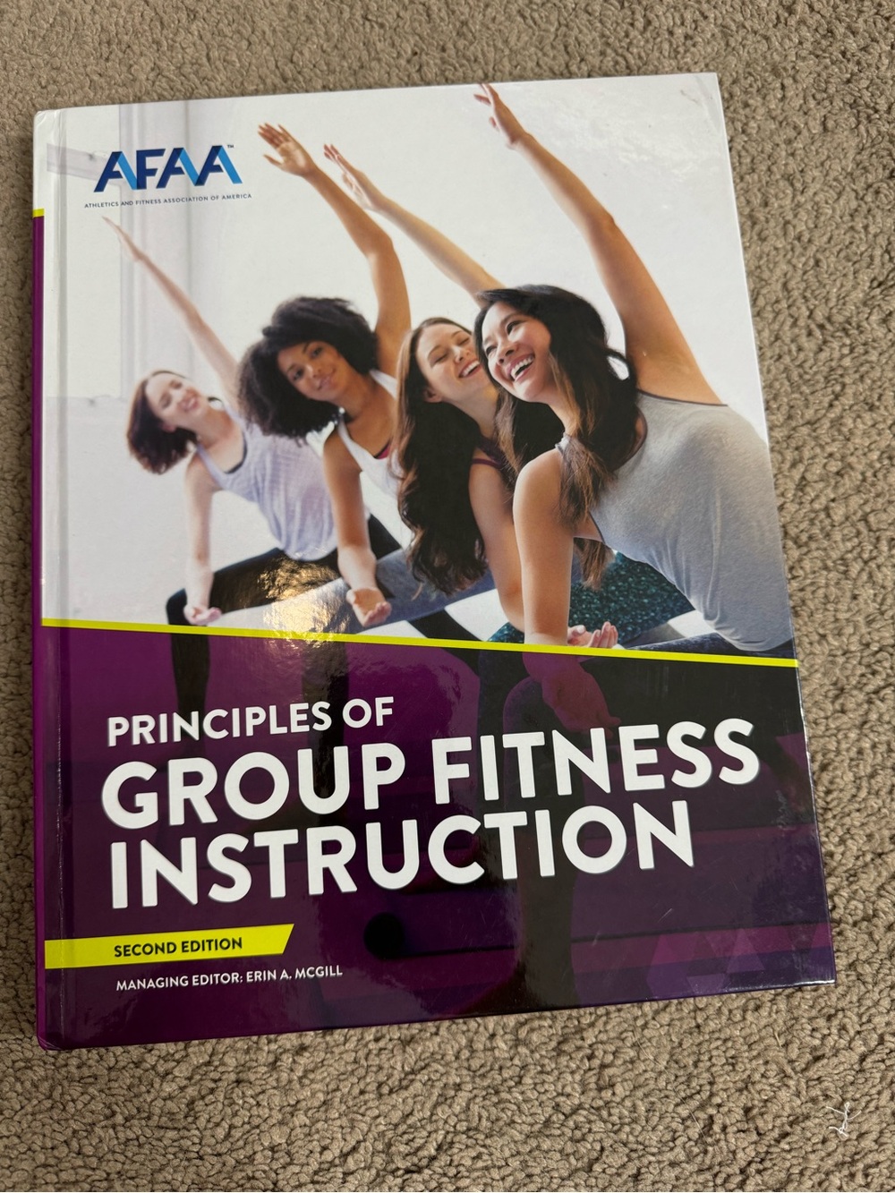AFAA Principles of Group Fitness Instruction - Purple Cover